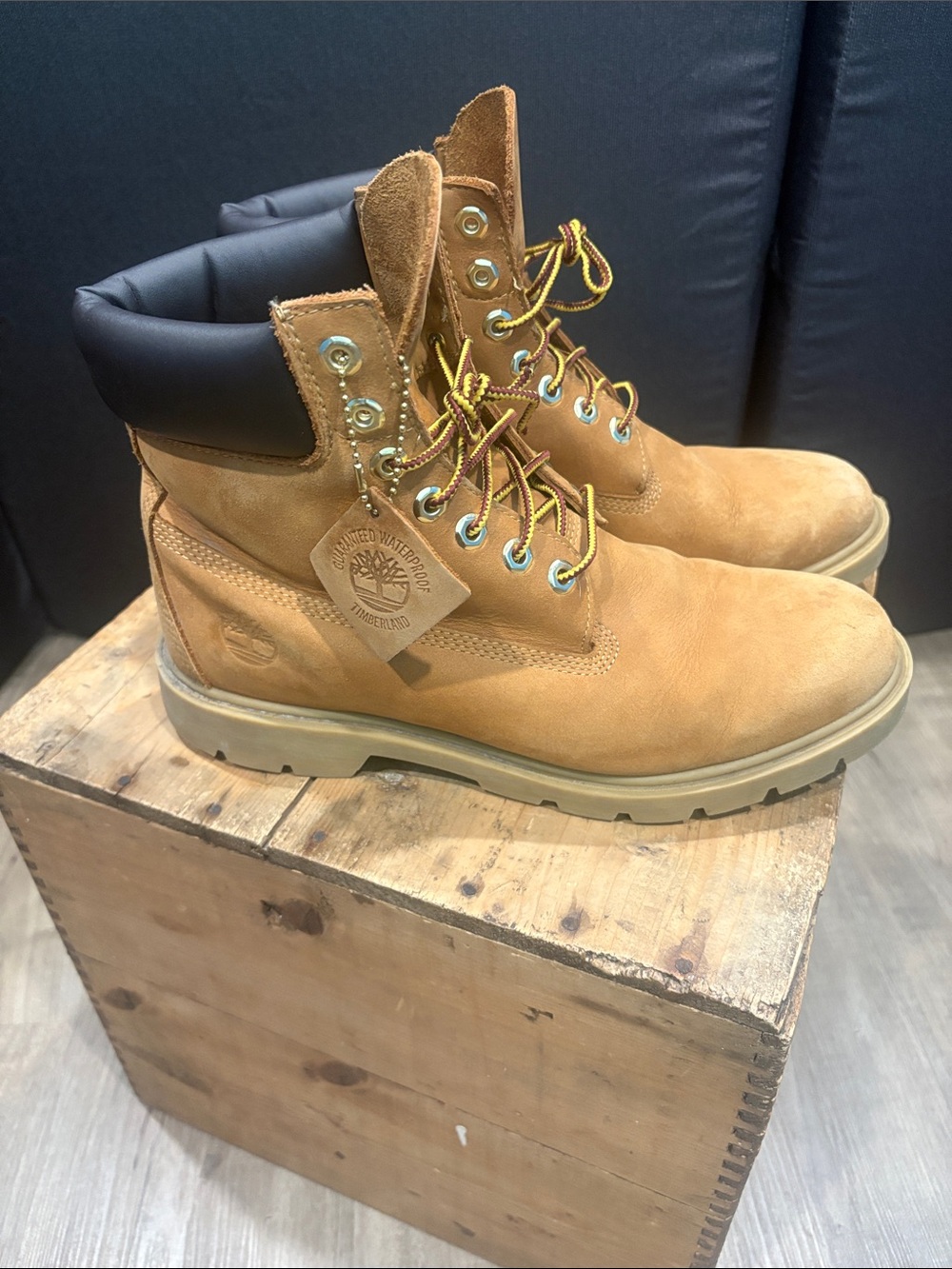 Timberland Wheat/Tan Nubuck Work Boots